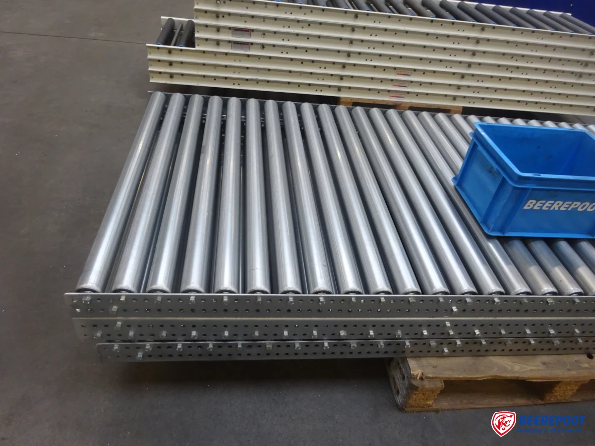 Rollenbaan, pallets